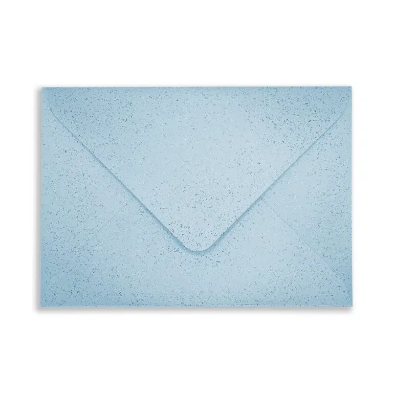 C6 Pearlescent Sparkle Fresh Blue Envelopes