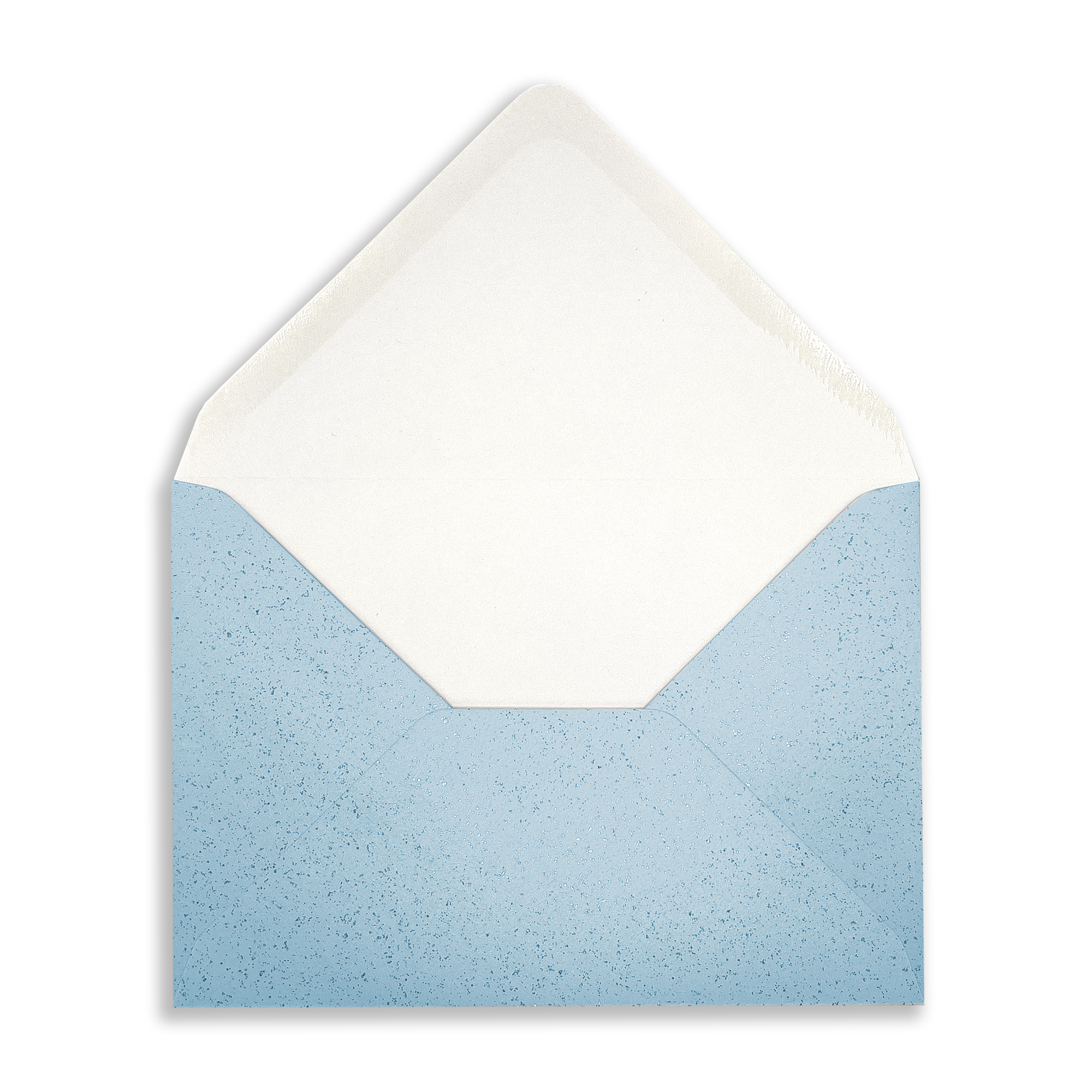 fresh-blue-glitter-c6-envelopes-open-flap