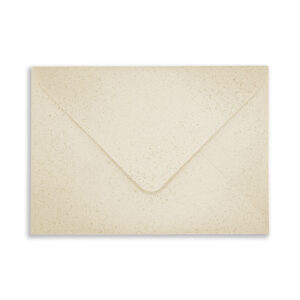 fresh white glitter c6 envelopes