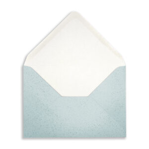 pale blue glitter c6 envelopes open flap