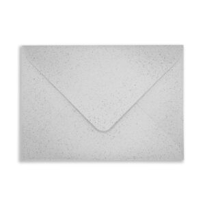 C6 Pearlescent Sparkle Pale Silver Envelopes