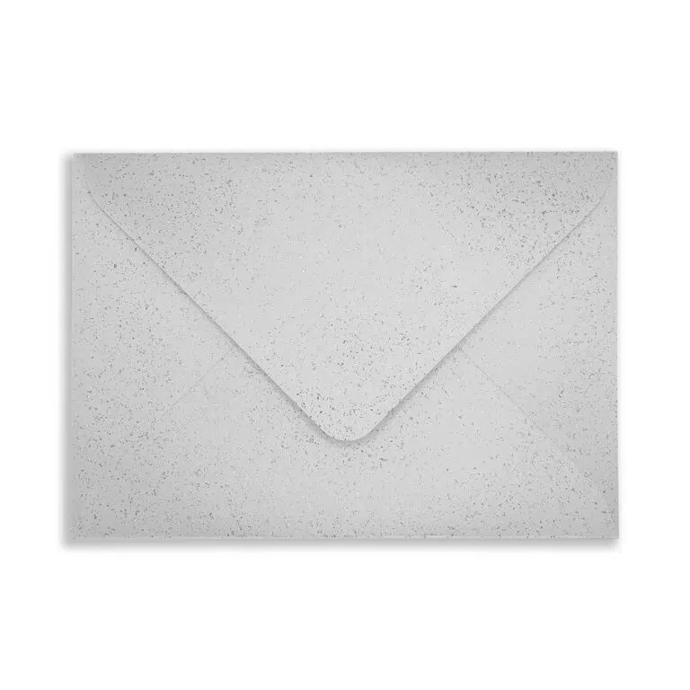 C6 Pearlescent Sparkle Pale Silver Envelopes
