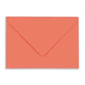 C6 Neon Coral Envelopes