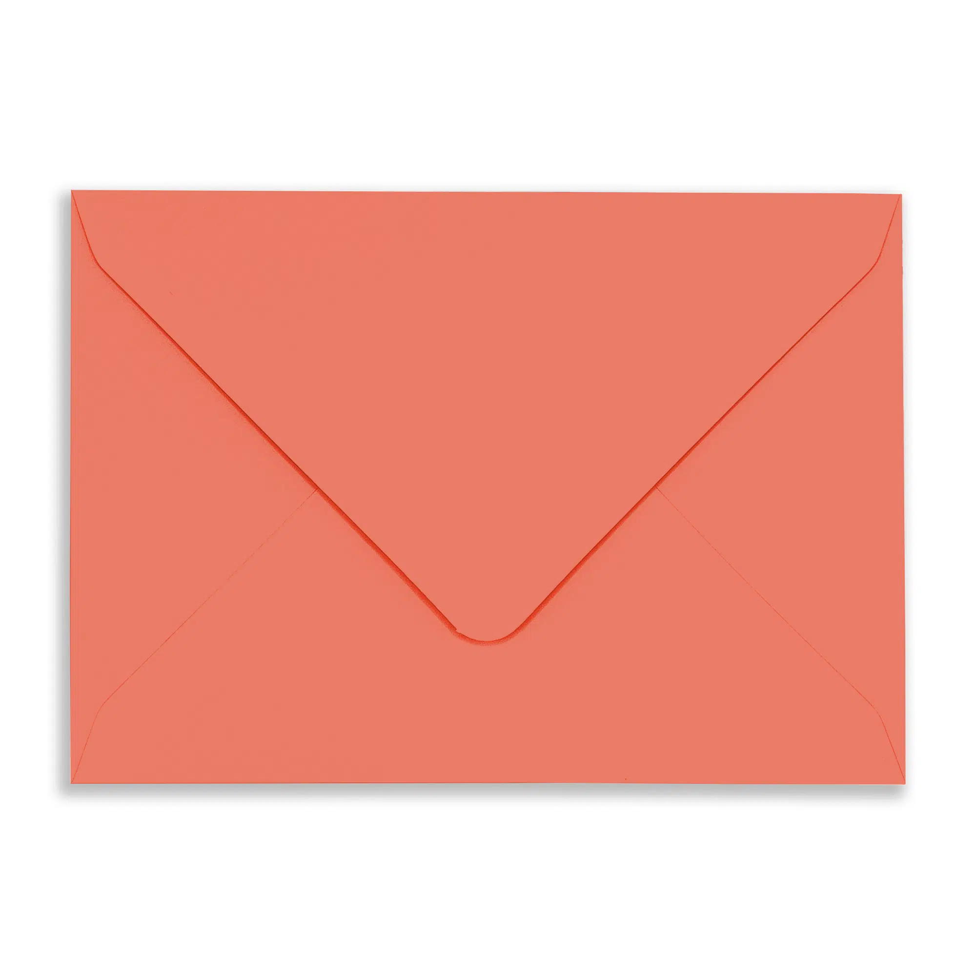 125mm x 175mm Neon Coral Envelopes (100gsm) 1 Rec-Coral-Neon_Envelope_Flap