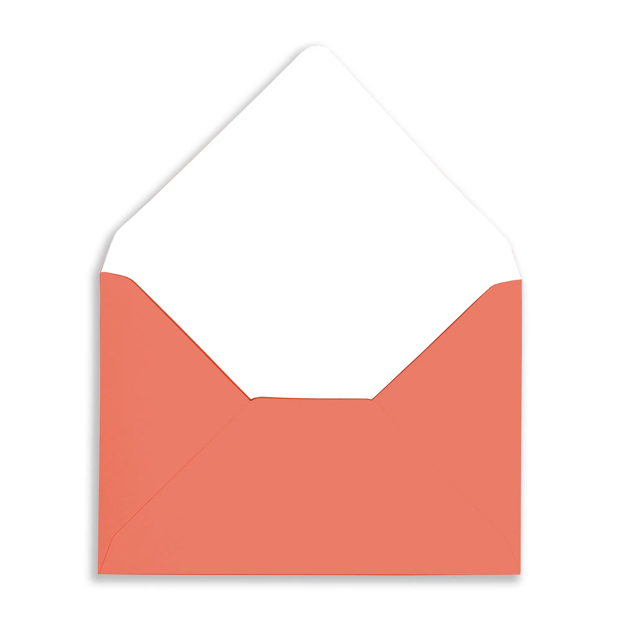 125mm x 175mm Neon Coral Envelopes (100gsm) 2 Rec-Coral-Neon_Envelope_OpenFlap