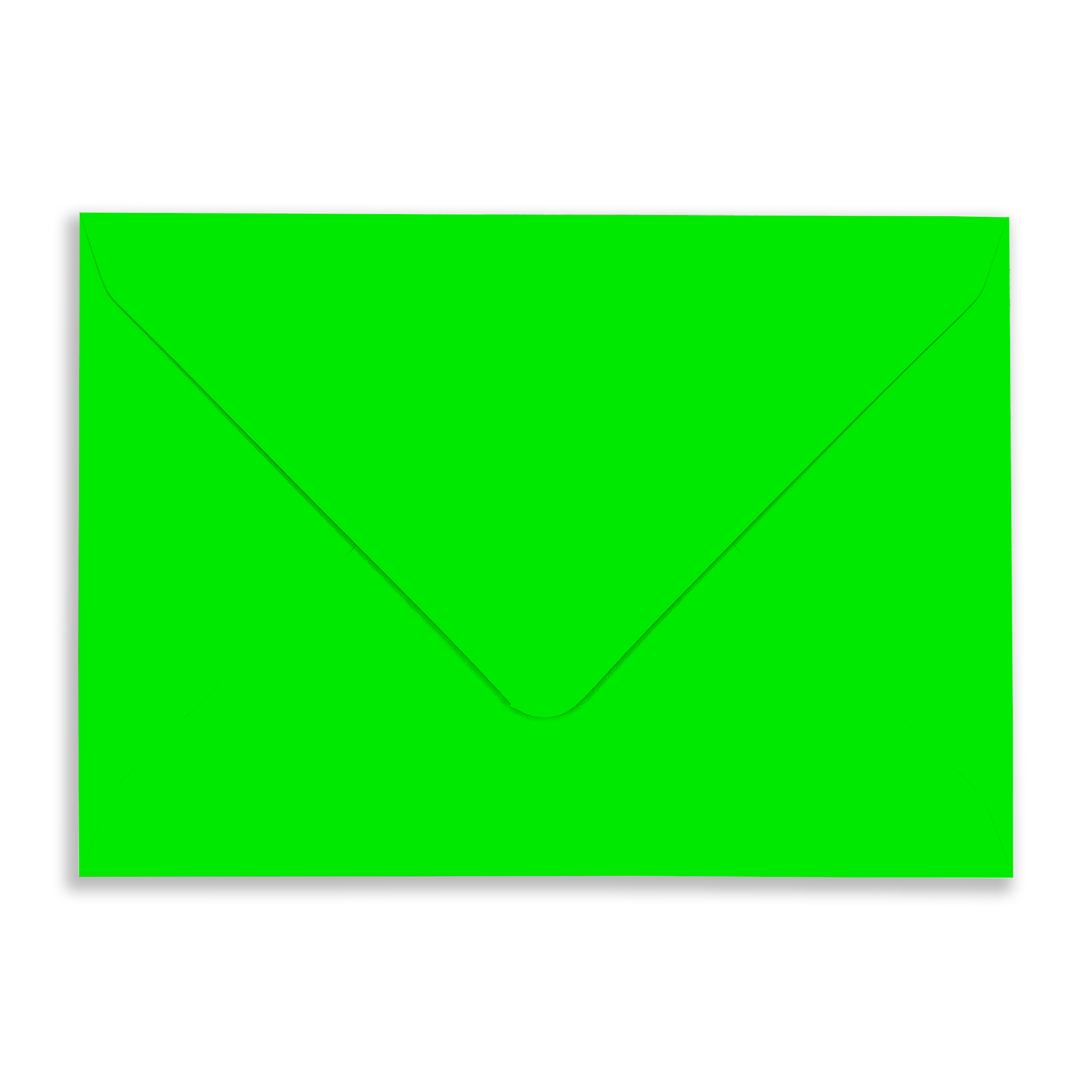 125mm x 175mm Neon Green Envelopes (100gsm) 1 Rec_Neon_Green_Envelope_Flap