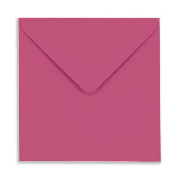 SQ-neon-cherry-fizz_Envelope_Flap 155mm Square Neon Cherry Fizz Envelopes