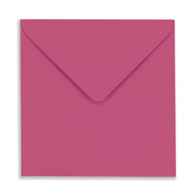 155mm Square Neon Cherry Fizz Envelopes