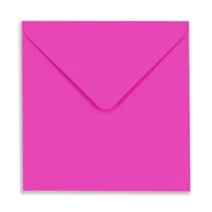 155mm Square Neon Violet Envelopes