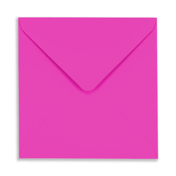 155mm Square Neon Violet Envelopes