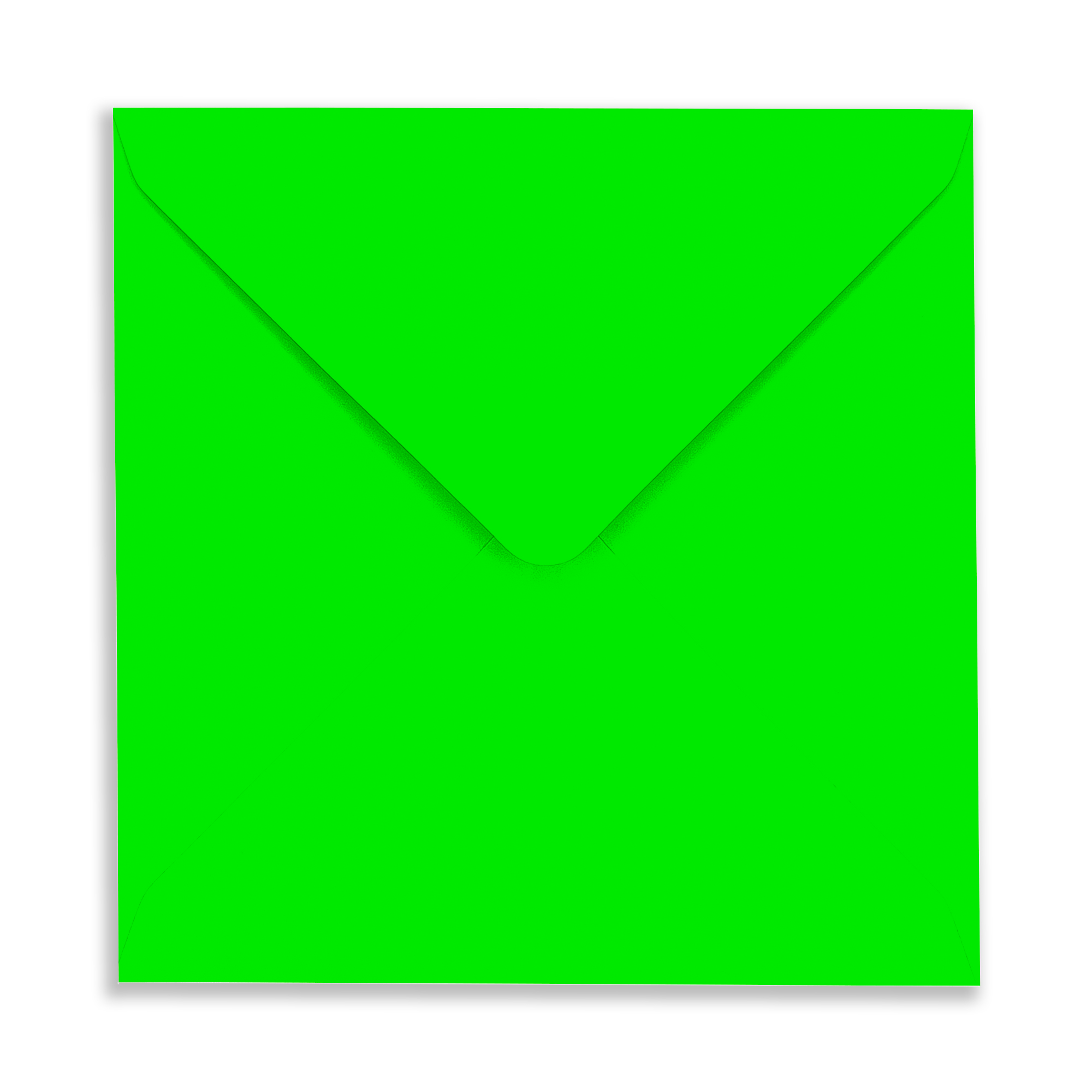 164mm Square Neon Green Envelopes (100gsm) 1 SQneon-green_Envelope_Flap