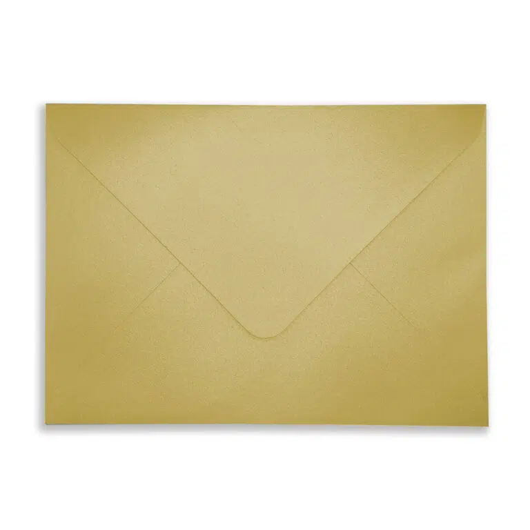 C7 Pearlescent Pure Gold Envelopes (100gsm)