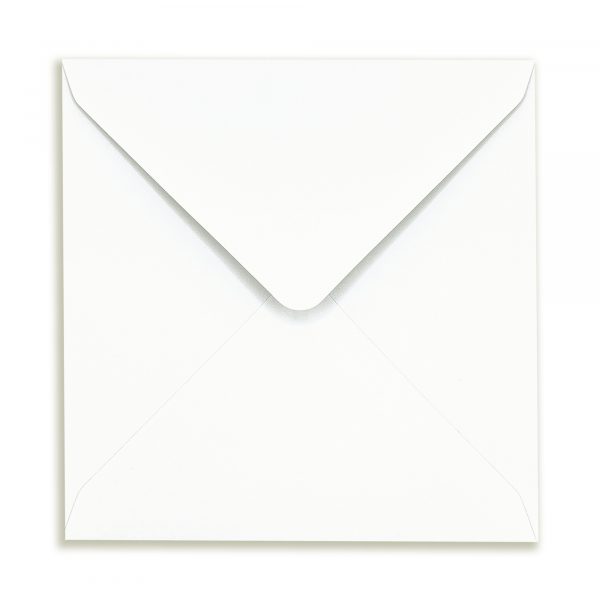155mm Square Callisto Diamond White Envelopes