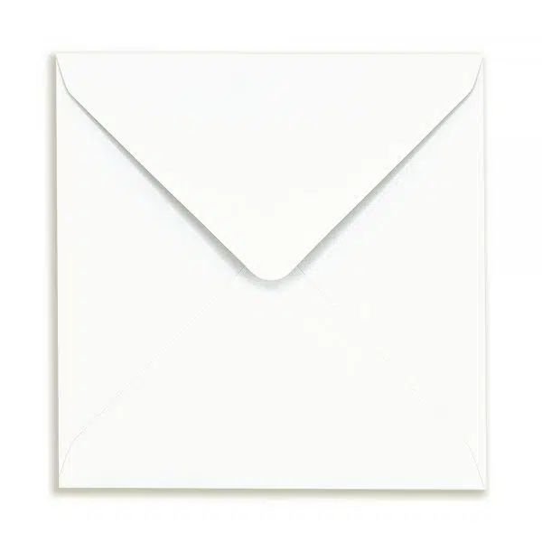 callisto_square_diamond_white_135gsm_Envelope_open 155mm Square Callisto Diamond White Envelopes