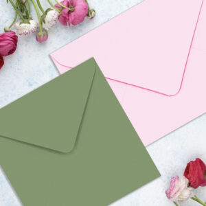 Coloured Wedding Envelopes