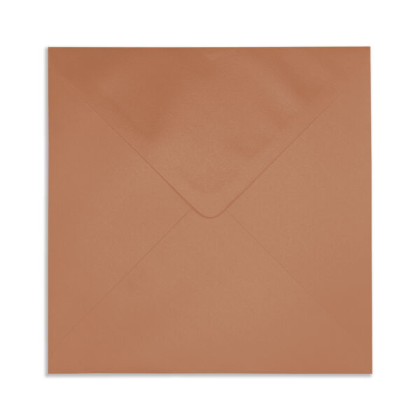 130mm Square Pearlescent Copper Envelopes