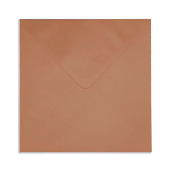 copper_square_pearlescent_envelopes_closed_flap 130mm Square Pearlescent Copper Envelopes