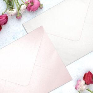 Pearlescent Wedding Envelopes