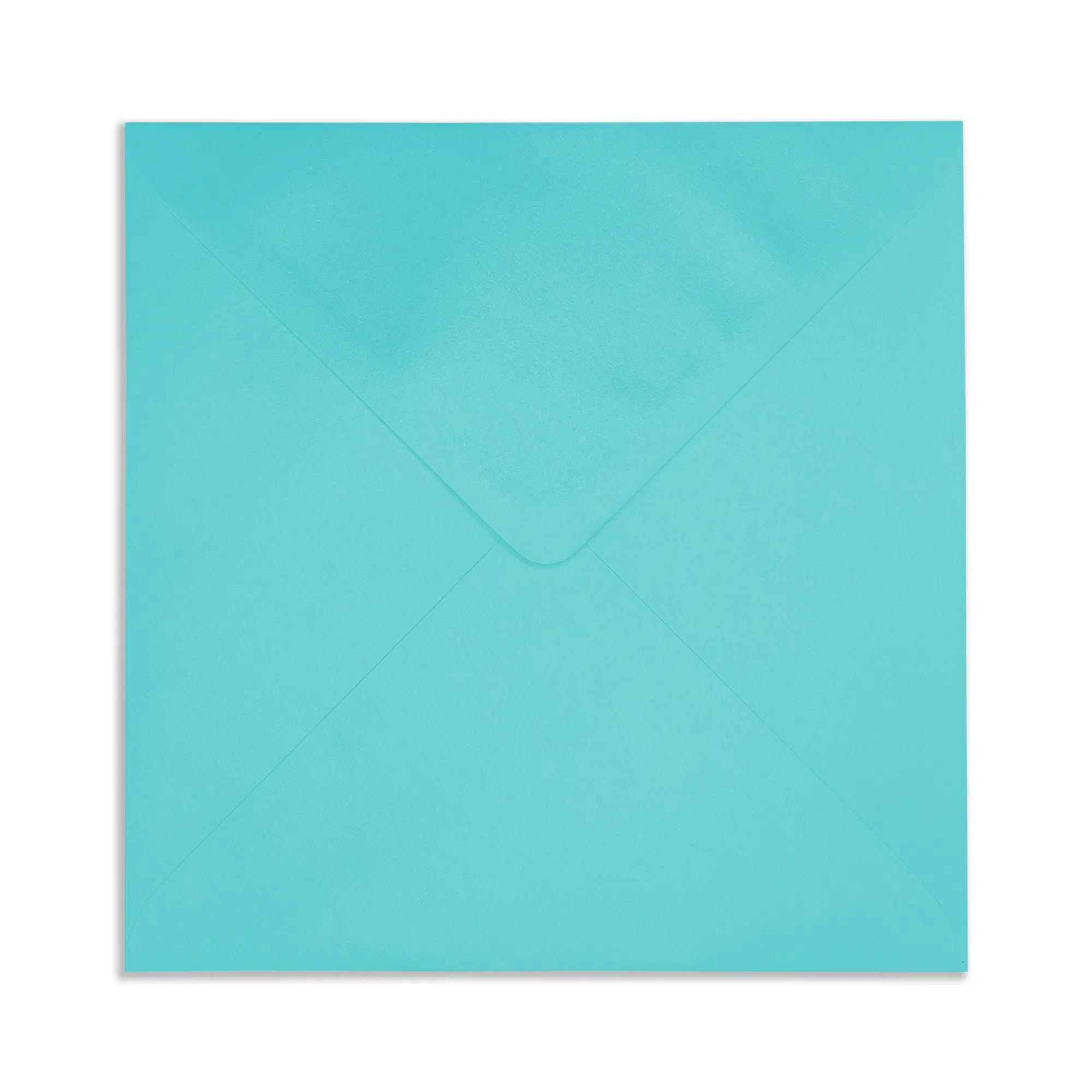 155mm Square Pearlescent Turquoise Envelopes (100gsm) 1 turquoise_square_pearlescent_envelopes_closed_flap