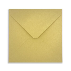 155mmSQ metallic gold envelopes