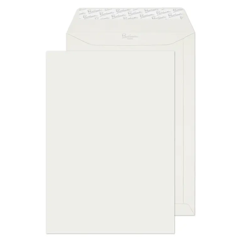 C4 Brilliant White Premium Business Peel & Seal Pocket Envelopes (120gsm)