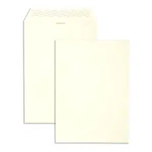 C4 Cream Wove Peel & Seal Wallet Envelopes