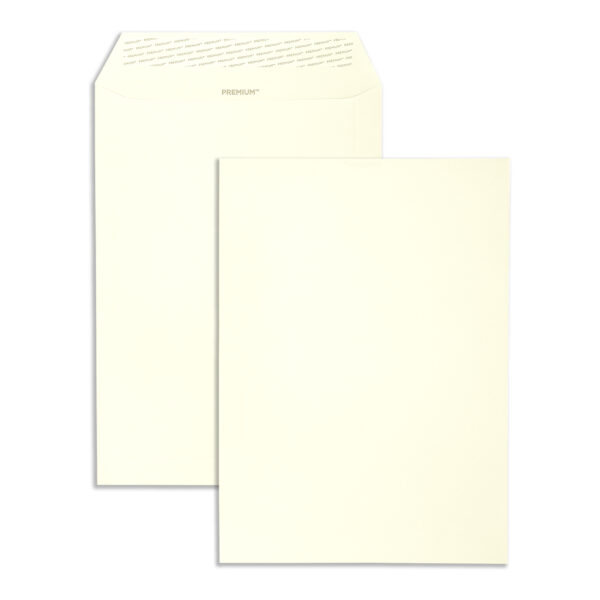 C4 Cream Wove Peel & Seal Wallet Envelopes
