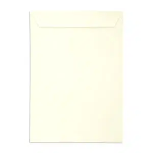 C4 Cream Wove Peel & Seal Window Pocket Envelopes (120gsm) - View 4