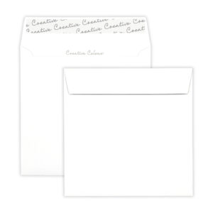 200mm Square White Peel & Seal Wallet Envelopes