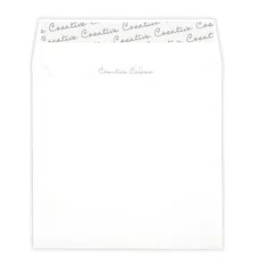 200mm Square White Peel & Seal Wallet Envelopes (100gsm) - View 3