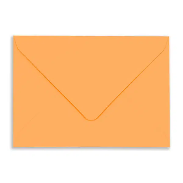 Rec-Sunset_Envelope_Flap 133mm x 184mm Sunset Orange Envelopes