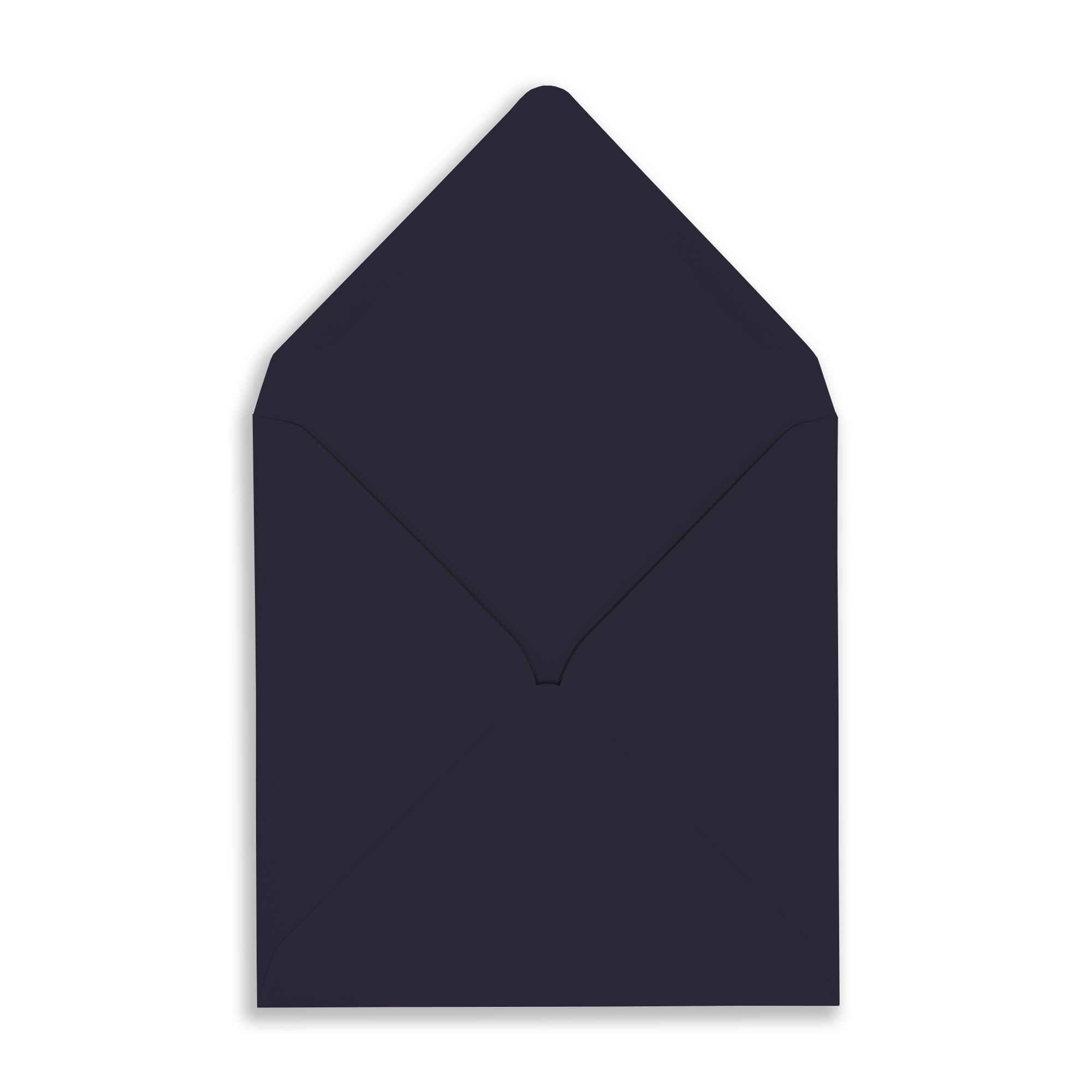 155mm Square Aubergine Envelopes (120gsm) 2 SQ-Aubergine_Envelope_OpenFlap