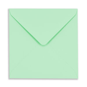 155mm Square Jade Green Envelopes