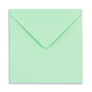 155mm Square Jade Green Envelopes