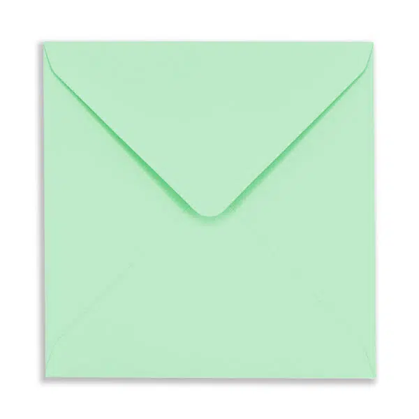 SQ-Jade_Envelope_Flap 155mm Square Jade Green Envelopes