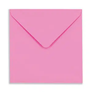 155mm Square Blossom Pink Envelopes