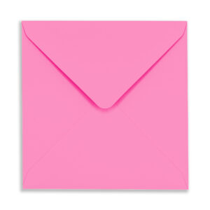 155mm Square Bubblegum Envelopes (120gsm) 3 155mm Square Blossom Pink Envelopes