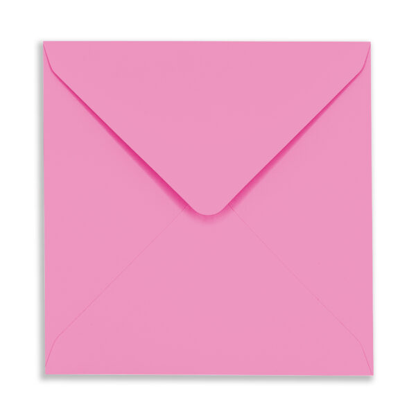 155mm Square Blossom Pink Envelopes