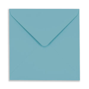 155mm Square Lagoon Envelopes (120gsm) 12 155mm Square Cove Blue Envelopes