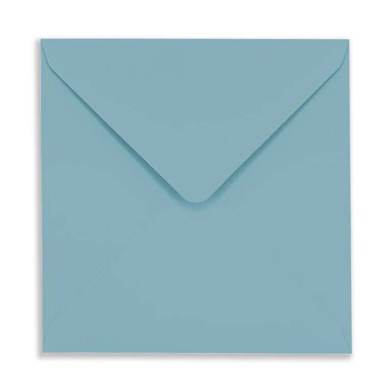 155mm Square Cove Blue Envelopes