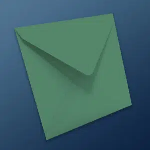 155mm Square Hunters Green Envelopes (120gsm) - View 4