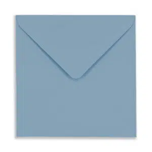 155mm Square Misty Blue Envelopes