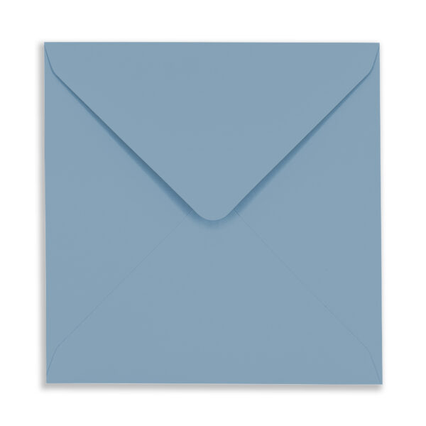 155mm Square Misty Blue Envelopes
