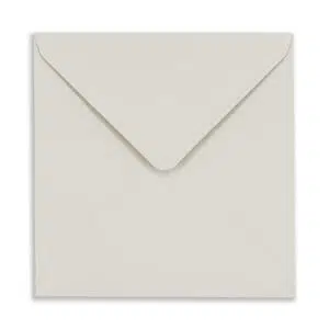 155mm Square Pashmina Grey Envelopes