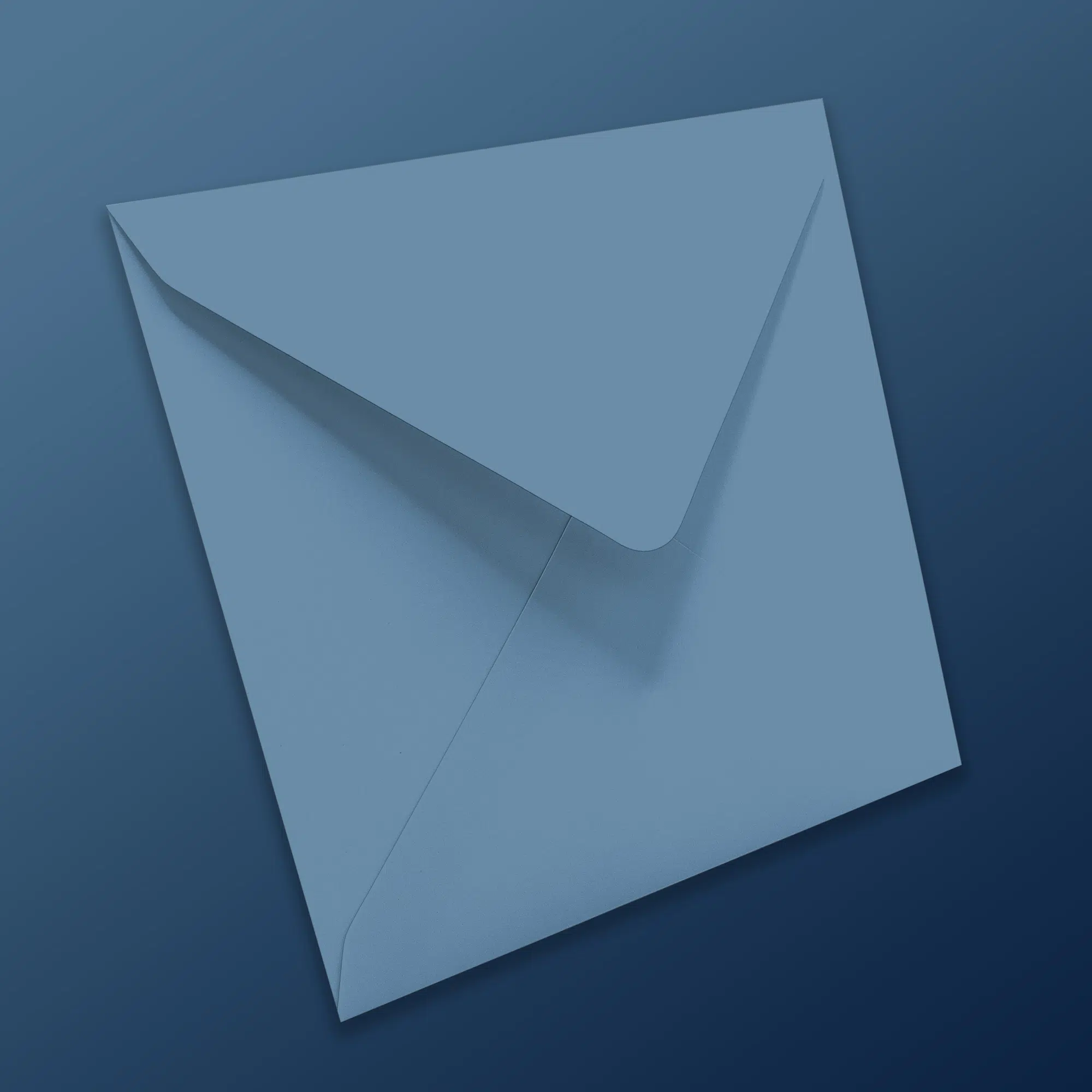 155mm Square Steel Blue Envelopes (120gsm) 4 SQ-steel-Envelope_Gradient
