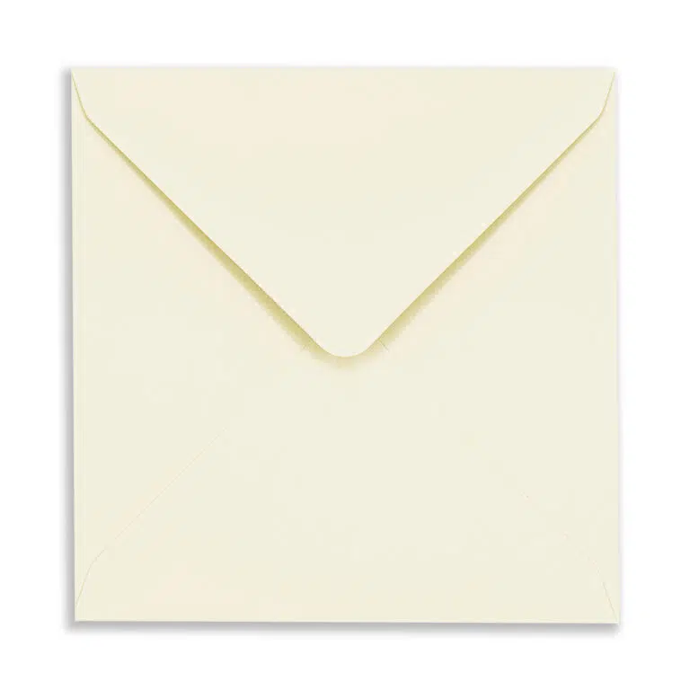 155mm Square Vanilla Envelopes