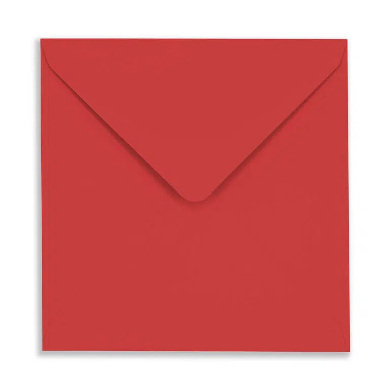 155mm Square Cherry Envelopes (120gsm)