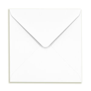155mm Square Accent Recycled White Envelopes (120gsm) 5 155mm Square Accent Recycled White Envelopes