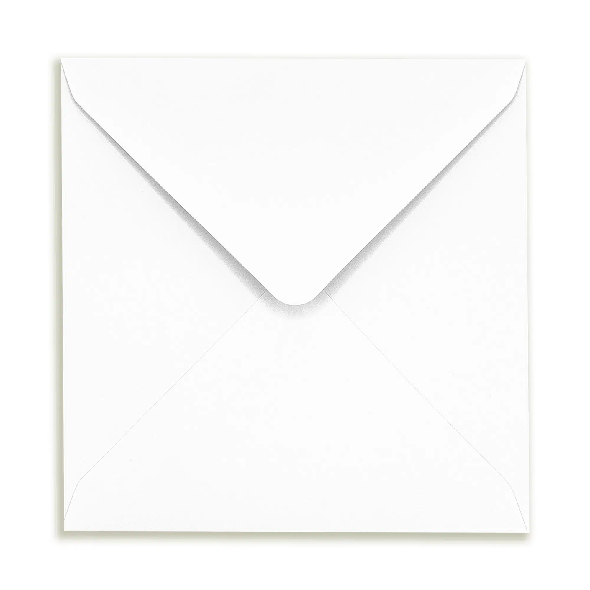 130mm Square Accent White Recycled Envelopes (120gsm) 1 accent-white-recycled_square_120gsm_Envelope_open