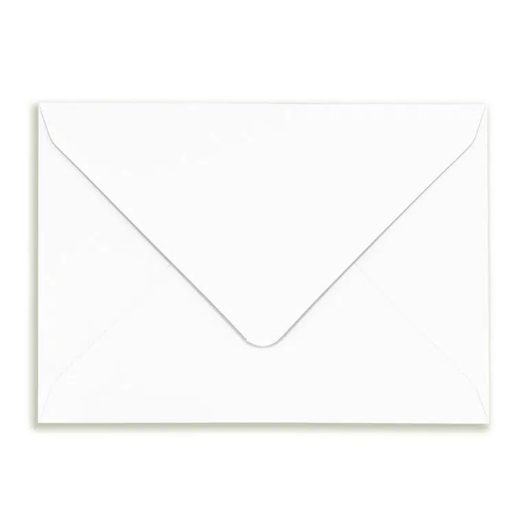 C6 Accent Recycled White Envelopes